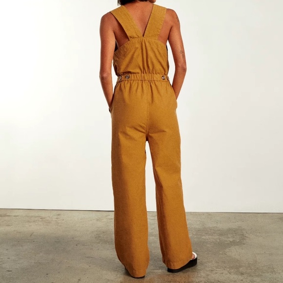 Everlane The Fatigue Yellow Jumpsuit Sz 2 - Picture 2 of 14